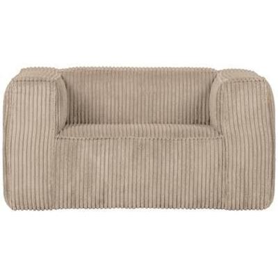 WOOOD Fauteuil 'Bean' Rib, kleur Travertin