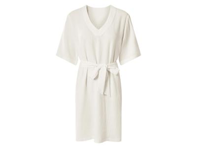 esmara Mousseline dames jurk (Wit, L (44/46)) esmara Mousseline dames jurk (Wit, L (44/46))