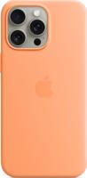Apple Silicone MagSafe Case iPhone 15 Pro Max Orange Sorbet - thumbnail
