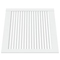 Louvredeur 61,5x59,4 cm massief grenenhout wit - thumbnail