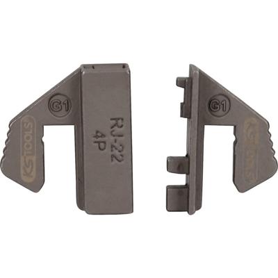 KS Tools 115.1422 Krimpinzet voor niet-afgeschermde we-stekker 4P, RJ - 22