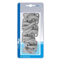 Pro+ Touwhaak kunststof 45x39mm 10 stuks in blister - thumbnail