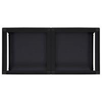 Wasmachine Pedestal 2 pcs Zwart 64 x 55 x 32.5 cm Staal - thumbnail