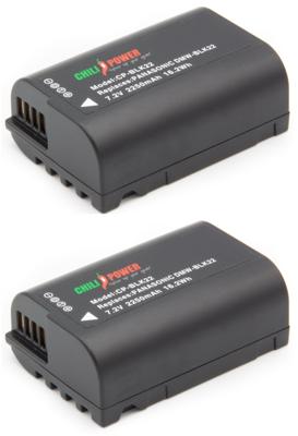 ChiliPower DMW-BLK22E accu voor Panasonic - 2250mAh - 2-Pack