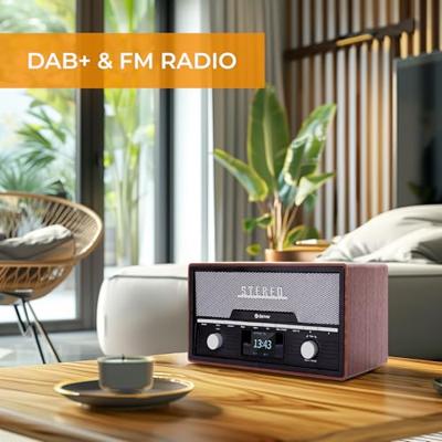 Denver MDA-525DW DARK WOOD Radio DAB+, VHF (FM) Hout-bruin (zijdemat) Denver MDA-525DW DARK WOOD Radio DAB+, VHF (FM) Hout-bruin (zijdemat)
