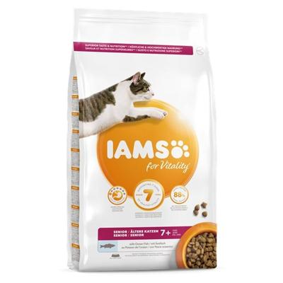 Iams Senior kattenvoer met zeevis 3 kg Iams Senior kattenvoer met zeevis 3 kg