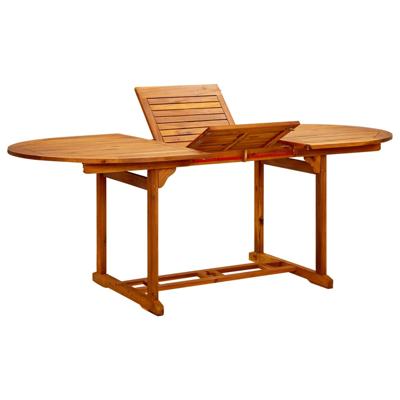 7-delige Tuinset poly rattan en massief hout grijs - thumbnail