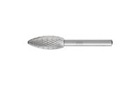 PFERD TOOLS 22407436 Freesstift HSS Vlam Lengte 70 mm Afmeting, Ø 12 mm Werklengte 30 mm Schachtdiameter 6 mm 1 stuks - thumbnail