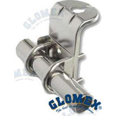 GLOV9181 - KAARSENHOUDER VAN ROESTVRIJ STAAL MET KLEM