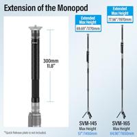 Sirui Rapid Monopod Extension Tube voor SVM-145 en SVM-165 - thumbnail