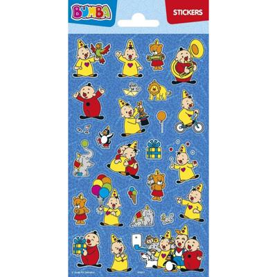 Studio 100 stickervel Bumba junior papier blauw/geel 26 stuks