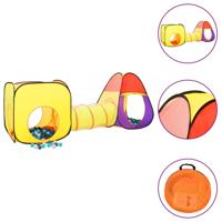 VidaXL Kinderspeeltent met 250 ballen 255x80x100 cm meerkleurig - thumbnail