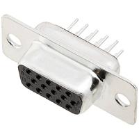 encitech HDD-15-F-T-B-M 2103-0400-11 D-sub female connector 180 ° Aantal polen: 15 Soldeerpennen 1 stuk(s) Tray - thumbnail