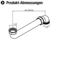 Cornat Verlengde Afvoer Spoelbak 6/4 (410) - T355404R - thumbnail