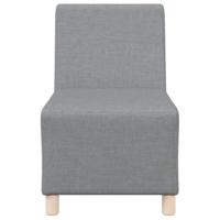 Fauteuil 55 cm stof lichtgrijs - thumbnail