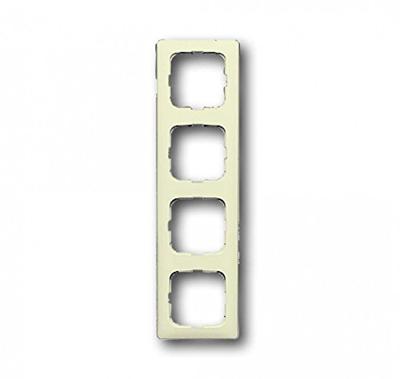 Busch-Jaeger Busch-duro 2000 SI Linear afdekraam verticaal 4-voudig, crèmewit