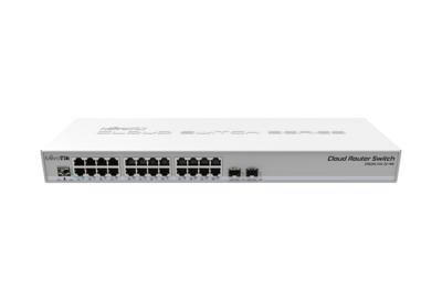 Mikrotik CRS326-24G-2S+RM L2 Gigabit Ethernet (10/100/1000) Power over Ethernet (PoE) Grijs netwerk-