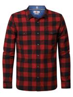 50% korting - Petrol Industries Heren Geruit overhemd Spice Red - XXXL - thumbnail