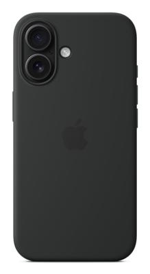 APPLE iPhone 16 - Siliconen hoesje met MagSafe - Zwart