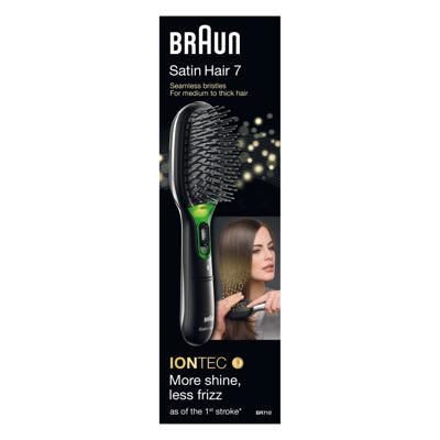 Braun BR710 Volwassene Paddle haarborstel Zwart, Groen 1 stuk(s) Braun BR710 Volwassene Paddle haarborstel Zwart, Groen 1 stuk(s)