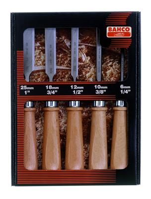 Bahco steekbeitelset 5-dlg | 425-082 Bahco steekbeitelset 5-dlg | 425-082