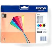 Brother Inktcartridge LC-223 Origineel Combipack Zwart, Cyaan, Magenta, Geel LC223VALBPDR - thumbnail