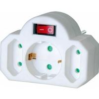 Brennenstuhl Stekkerdoos - 3 ingangen - met schakelaar - thumbnail