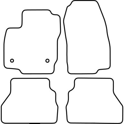 Automatten passend voor Ford B-Max 2012- TMFO557