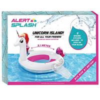 Alert Splash Opblaasbaar Eenhoorn Eiland 310x270x175 cm + 5 Stickers - thumbnail