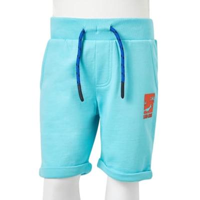 Kindershorts met trekkoord 116 zeeblauw - thumbnail