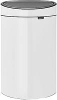 Brabantia Touchbin afvalbak 40L wit - thumbnail