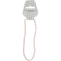 Creativ Company Facet kralen, afm 3x4 mm, gatgrootte 0,8 mm, roze, 100 stuk/ 1 doos - thumbnail