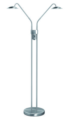 Highlight LeeslampJupiter nikkel Ø 25,5cm dubbel - V4711.30