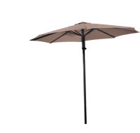 Libra parasol push up 300cm rond Taupe - thumbnail