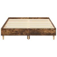 Bedframe zonder matras 120x190 cm spaanplaat gerookt eiken - thumbnail