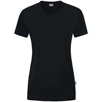 JAKO C6130D T-Shirt Doubletex Dames - Zwart - 36 - thumbnail