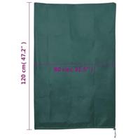 Plantenhoezen met trekkoord 8 st 70 g/m² 0,8x1,2 m - thumbnail