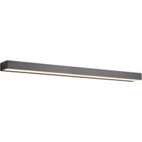 LED Wandlamp - Trion Rolan - Up en Down - 13W - Warm Wit 3000K - Rechthoek - Mat Zwart - Aluminium - thumbnail