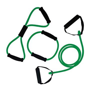 Tunturi Tubing met Handvatten | Tubbingset | Resistance tube | Medium Groen