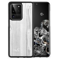 Samsung Galaxy S20 Ultra Grip Case White Wood - thumbnail