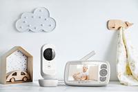 Motorola EASE34 baby-videomonitor Wi-Fi Zwart, Wit - thumbnail