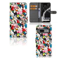 Google Pixel 7 | Telefoonhoesje | Met pasjeshouder | Birds - thumbnail