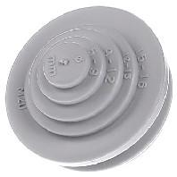 Hensel STM 20 Standentule Plaatdikte (max.): 4 mm Lichtgrijs 1 stuk(s)