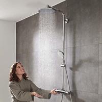 Hansgrohe Crometta s 240 1jet showerpipe met thermostaat chroom 27267000 - thumbnail