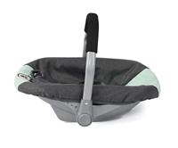 Poppen Autozitje Maxi-Cosi-stijl - Melange Antraciet Mint - thumbnail