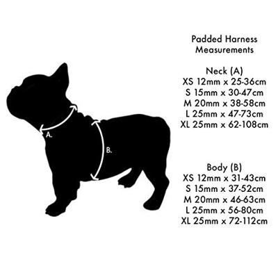 Hondentuigje Red Dingo Gestoffeerd Fuchsia Maat S