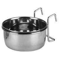 Rvs bakje 600 ml 12 cm met houder - thumbnail