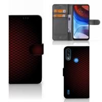 Motorola Moto E7i Power | E7 Power | Telefoon Hoesje | Geruit Rood - thumbnail