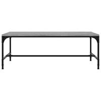 Salontafel 80x50x35 cm bewerkt hout grijs sonoma - thumbnail