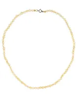 Edelsteen Kralenketting Citrien (4mm - 40 cm) - thumbnail